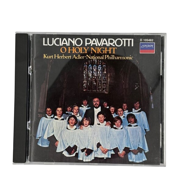 Luciano Pavarotti "O Holy Night" CD Featuring National Philharmonic Orchestra & - Picture 1 of 3